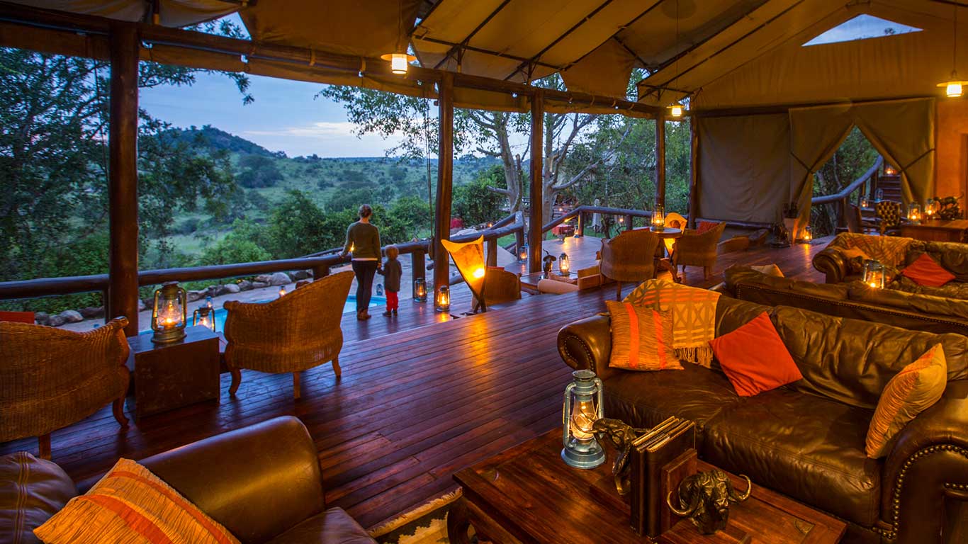 Serengeti Migration Camp Main Lounge 主休息區