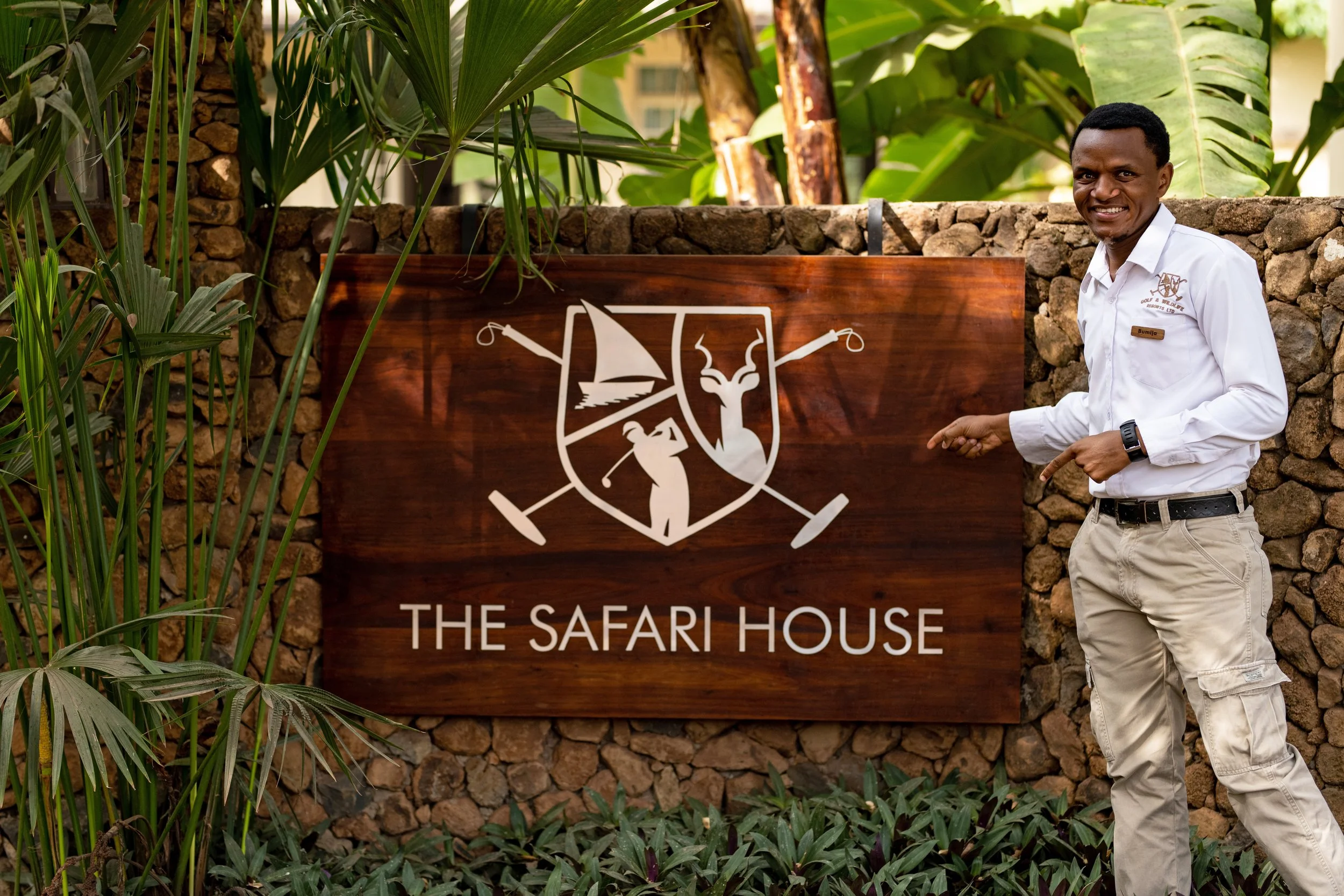 The Safari House 入口迎賓